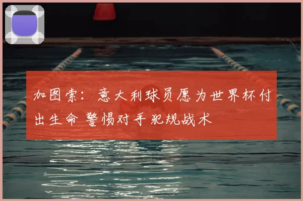 加图索:意大利球员愿为世界杯付出生命 警惕对手犯规战术